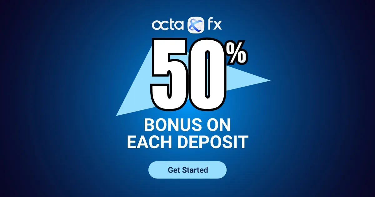 Collect a Forex 50% Bonus on Each Deposit by OctaFX